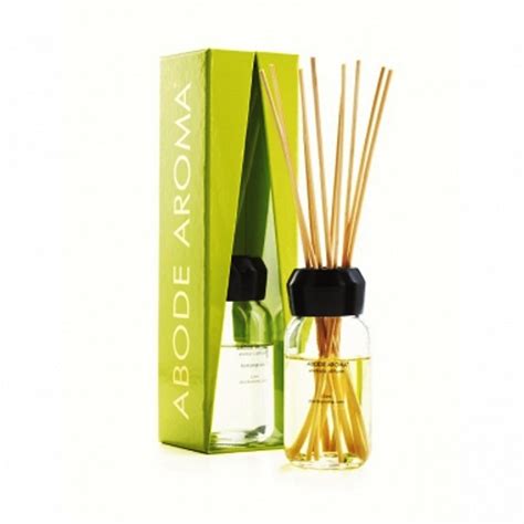 Abode Aroma Neon Reed Diffuser Lemongrass Black By Design