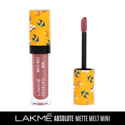 Lakme Absolute Matte Melt Mini Liquid Lip Colour Nude Umbrella Ml Jiomart