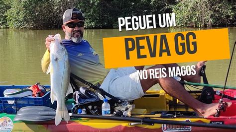 PEGUEI UM ROBALO PEVA GG Pescaria De Robalos No Rio Reis Magos