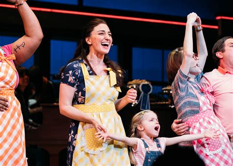 Simply Delicious See Sara Bareilles Will Swenson And More Take Their First Bows In Waitress