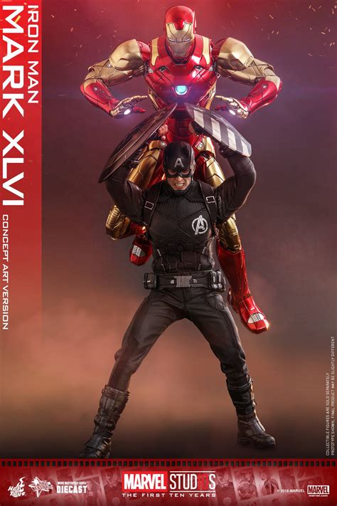 Hot Toys Mms D Marvel Studios St Ten Years Iron Man Mark Xlvi Concept Art Ver