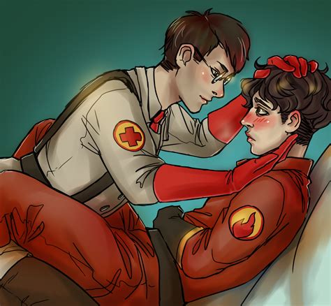 Medic X Pyro Unmasked By JuicyCereals Hentai Foundry
