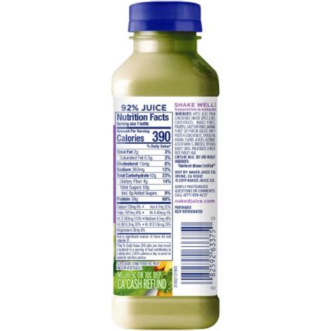 Naked Juice Protein Greens No Sugar Added Juice Smoothie Drink Fl Oz Kroger