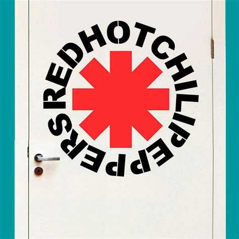 Adesivo De Parede Red Hot Chili Peppers