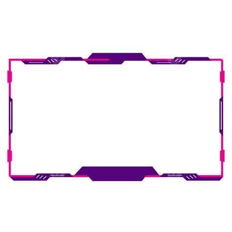 Twitch Stream Overlay Marco De Juego Transparente Png Vector Ai Clipart