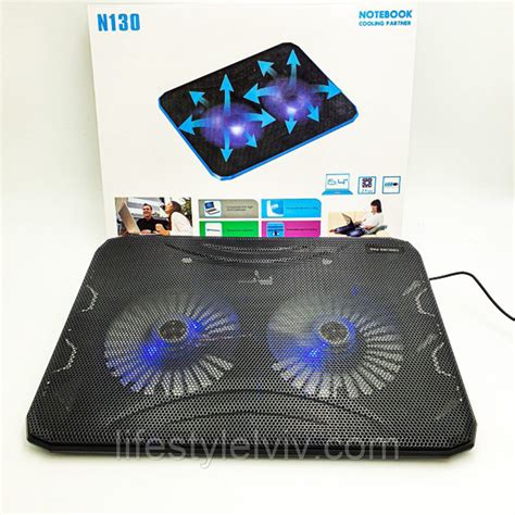 Охлаждающая подставка для ноутбука N130 / Подставка под ноутбук (ID ...