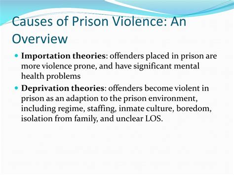 PPT - The Culture of Prison Violence PowerPoint Presentation, free