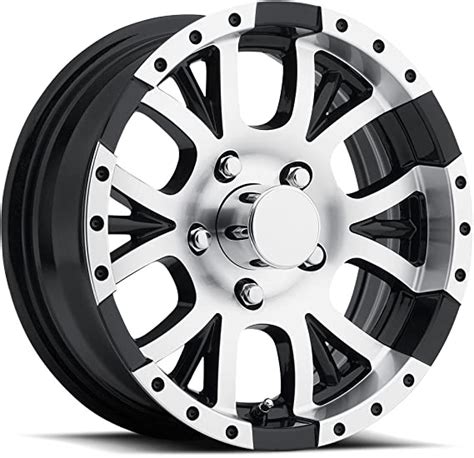 Amazon Sendel T Aluminum Trailer Wheel With Black Machined