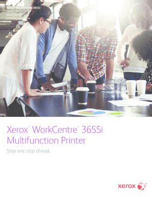 Fillable Online Xerox WorkCentre 3655 Black And White Multifunction