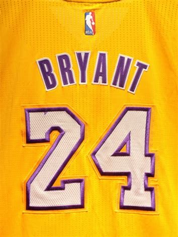 Kobe Bryant Game Worn Jersey From Bryants Final Nba Opening Day