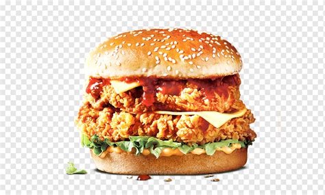 Cheeseburger Fast Food Patty KFC Breakfast Sandwich Kentucky Fried