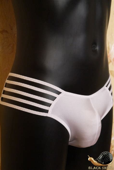 Sexy Mens Lingerie White Men Briefs Sissy Lingerie For Men Panties Men Stripper Wear Men Bikini
