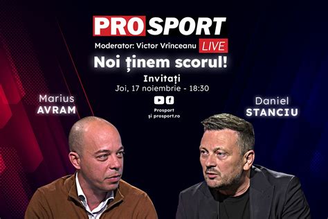 Prosport Live O Nou Edi Ie Premium Pe Prosport Ro Daniel Stanciu