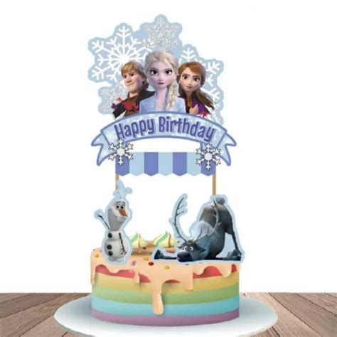 Frozen Cake Topper Elsa And Anna Cake Topper Frozen Birthday Party