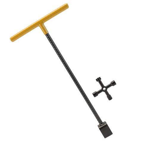 Water Meter Key Underground Curb Valves Shutoff Wrench With 4 Ways