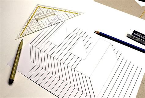 English Tutorial Optical Illusion E Wunschbriefe Kalligrafie Und