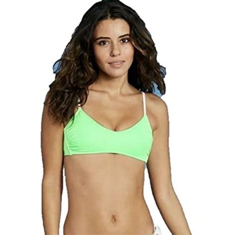 Xhilaration Swim Xhiliration Neon Green Bikini Poshmark