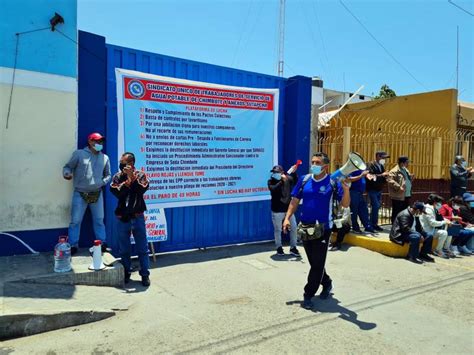 Chimbote Trabajadores De Sedachimbote Acatan Paro De Horas