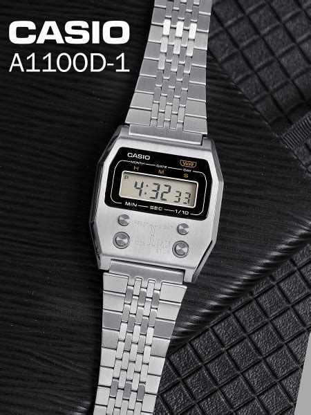 Винтажные мужские наручные часы Casio A1100D-1 - купить с доставкой по ...