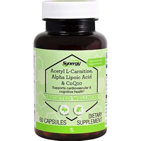 Natures Lab Coq10 Plus Alpha Lipoic Acid Plus Acetyl L Carnitine