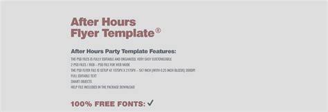 After Hours Party Flyer Template Behance