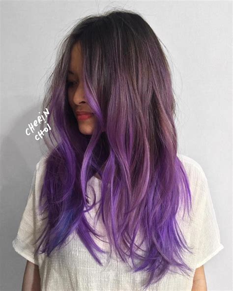 20 Ways To Wear Violet Hair Bright Purple Hair Lavender Hair Ombre