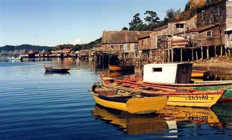 Iglesias Y Paisajes De Sudamerica Palafitos Castro Chiloé Chile