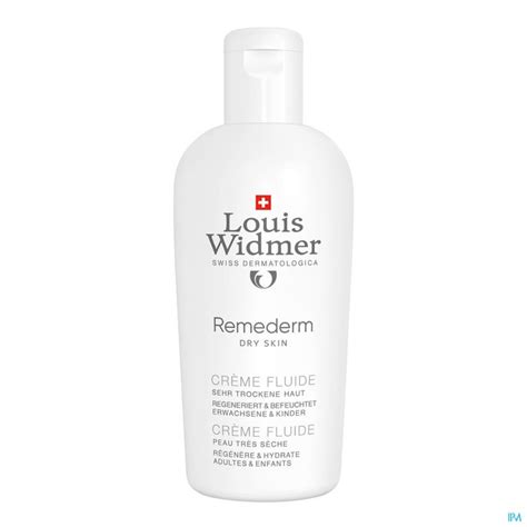 Widmer Remederm Dry Skin Crème Fluide Non Parfumée 200 Ml Crèmes