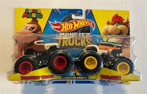 Hot Wheels Monster Trucks Donkey Kong Vs Bowser India Ubuy