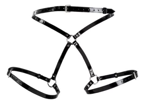 Lingerie Em Couro Fantasia Sexy Mulher Gato Erótica Luxo Frete grátis