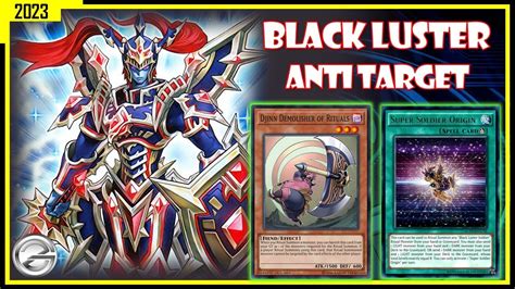 Yugioh Duel Links Black Luster Soldier Deck Anti Target Rank Gameplay