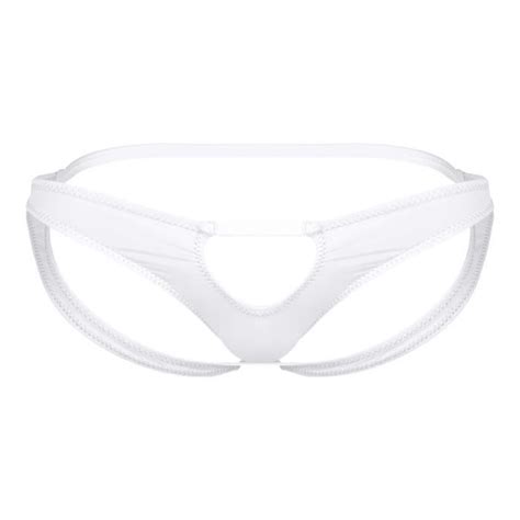 Yoojia String Homme Sexy Hot Sissy Lingerie De Nuit Tanga Thong Ouvert Entrejambe Sous V Tements