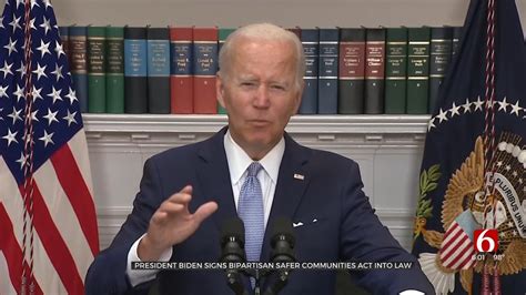 Biden Signs Gun Measure Says Lives Will Be Saved