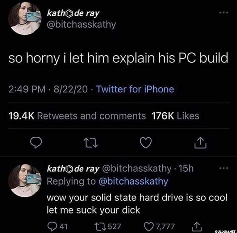 So Horny I Let Him Explain His PC Build PM Twitter For