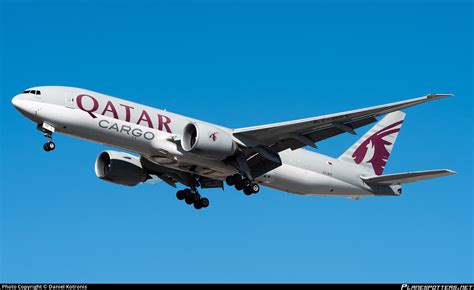 A7 BFF Qatar Airways Cargo Boeing 777 FDZ Photo By Daniel Kotronis ID