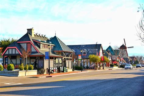 Danish Village in Solvang California Editorial Stock Image - Image of ...