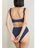 Hunza G Nadine Striped Seersucker Bikini