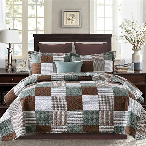 Simple Kaloola Quilts Queen Size Cotton Queen Quilt Bedding Set