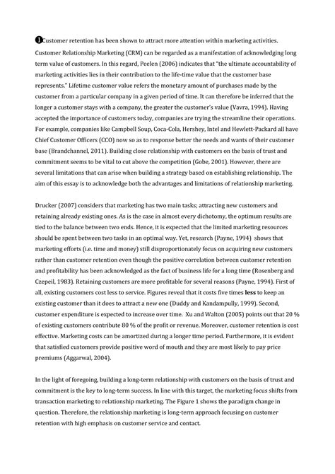 CRM - Customer Relationship Marketing | DOCX