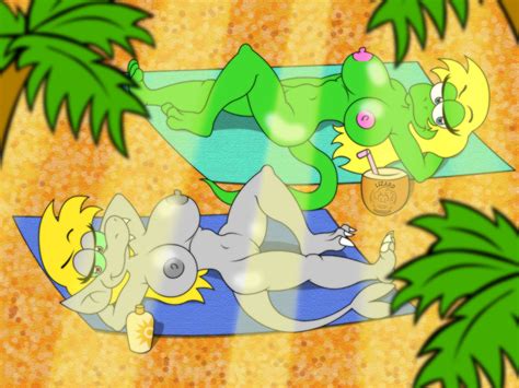 Sunbathing By DaShark Hentai Foundry
