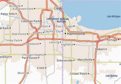 Michelin Lansing Map Viamichelin