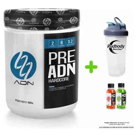 Adn Adn Nutrition Nutrition Preadn Hardcore Gr Naranja Shaker Varios Platanitos
