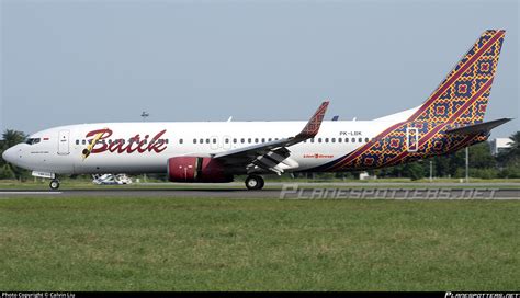 Pk Lbk Batik Air Boeing Gp Wl Photo By Calvin Liu Id