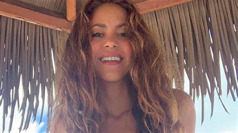 Shakira 43 Stuns Fans With Very Cheeky Bikini Snap