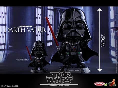 New Hot Toys Star Wars Darth Vader And Stormtrooper Cosbaby L Bobble Heads Figures
