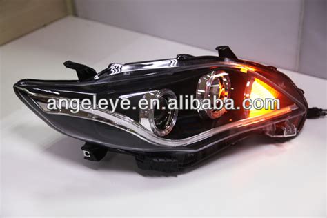 For Corolla Altis Led Angel Eyes Head Lamp 2011 13 Year V2 Yz Type