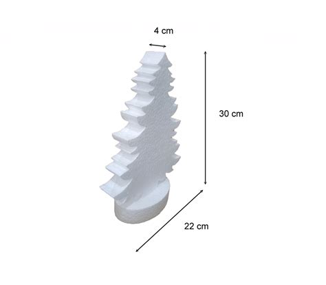 Arvore De Natal De Isopor - Árvore de Isopor EPS 30 Cm Decoração Festa Natal - Isovale
