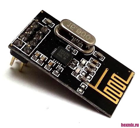 Радиомодуль nRF24L01 + 2.4Ггц 2Mbps - HEXMIX - DIY электроника