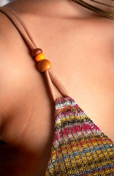 Lurex Rib Padded Triangle Bikini Size L Color Fuchsia Brief Brasilian Flakes Reduced Coverage