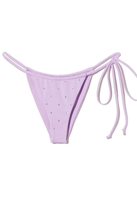 Inamorata Women S Las Olas Bikini Bottom Swimsuit Swim Lilac Breeze New Ebay